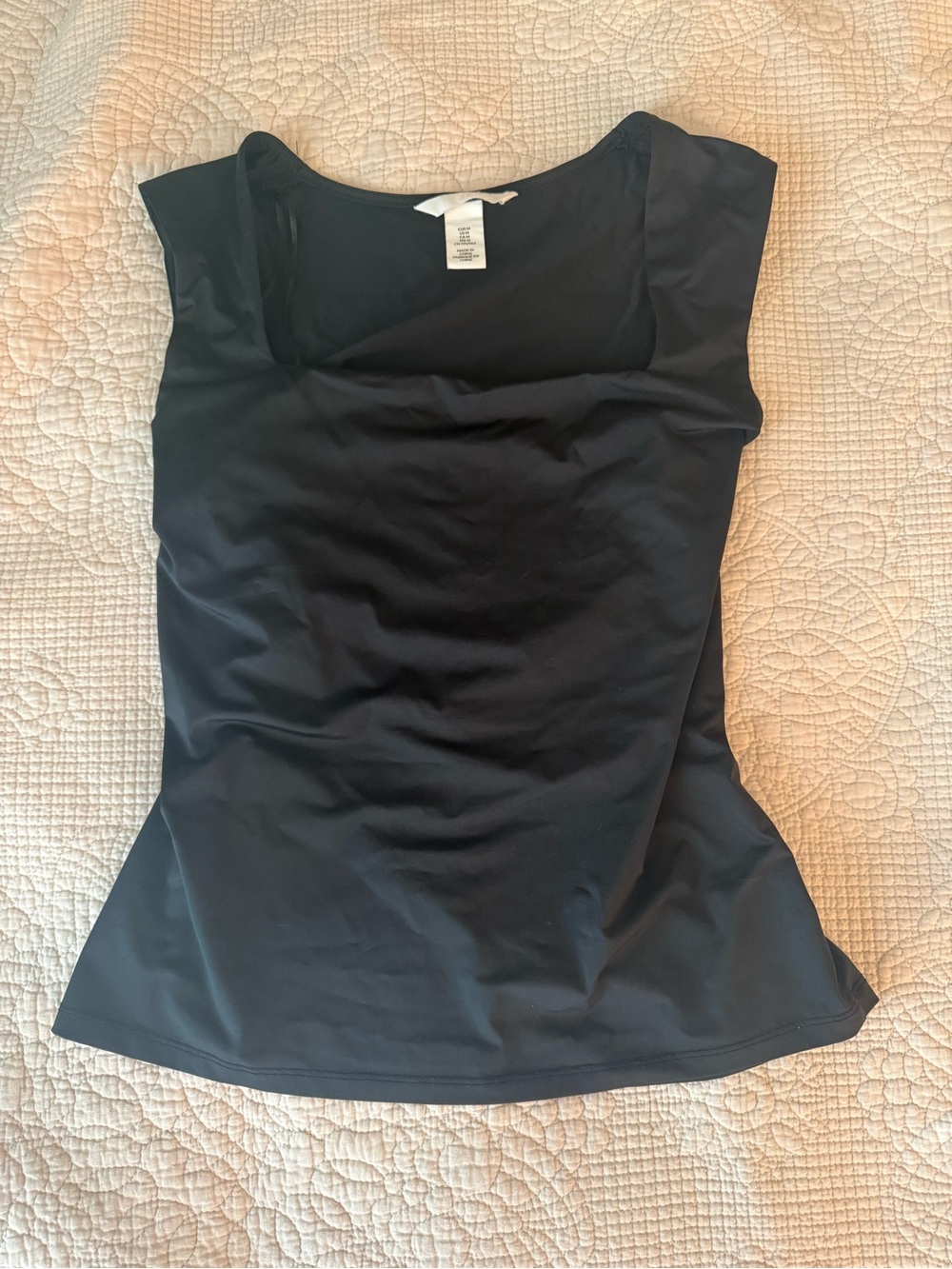 H&M Black Scoop Neck Tank Top